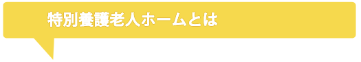特別養護老人ホームとは